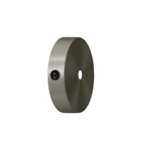 Mini metal ceiling socket with switch Creative Cables, titanium matt