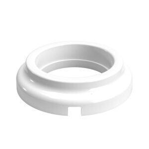 Porcelain base socket/switch Creative Cables, white