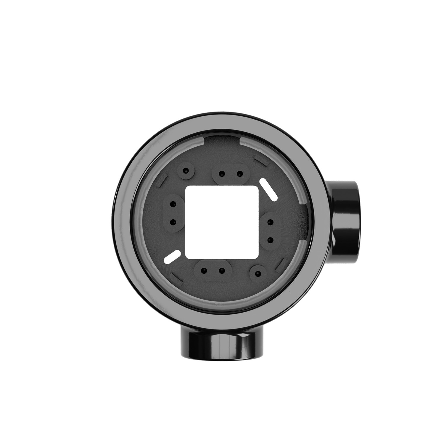 Porcelain base socket/switch Creative Cables, black
