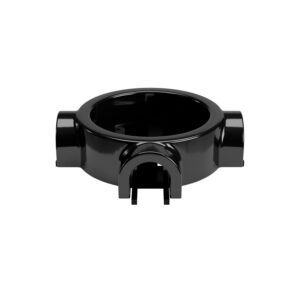 Porcelain base socket/switch Creative Cables, black