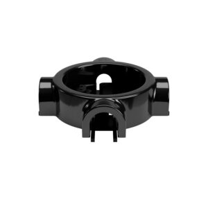 Porcelain base socket/switch Creative Cables, black