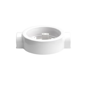 Porcelain base socket/switch Creative Cables, white