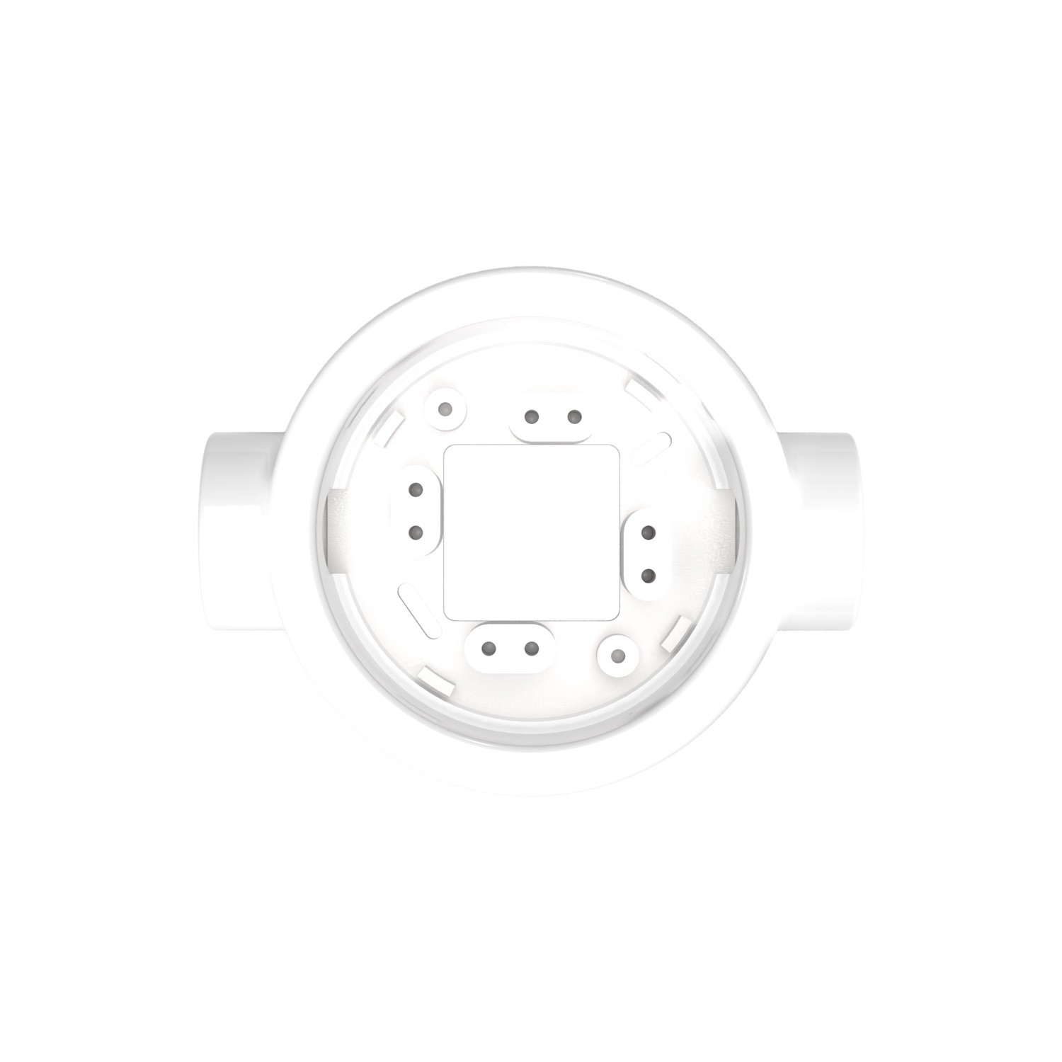 Porcelain base socket/switch Creative Cables, white