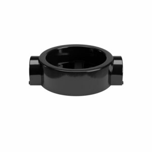 Porcelain base socket/switch Creative Cables, black