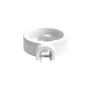 Porcelain base socket/switch Creative Cables, white