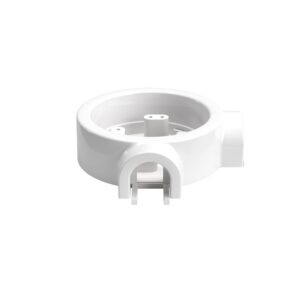 Porcelain base socket/switch Creative Cables, white