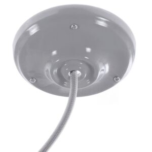 Porcelain ceiling socket Creative Cables, grey