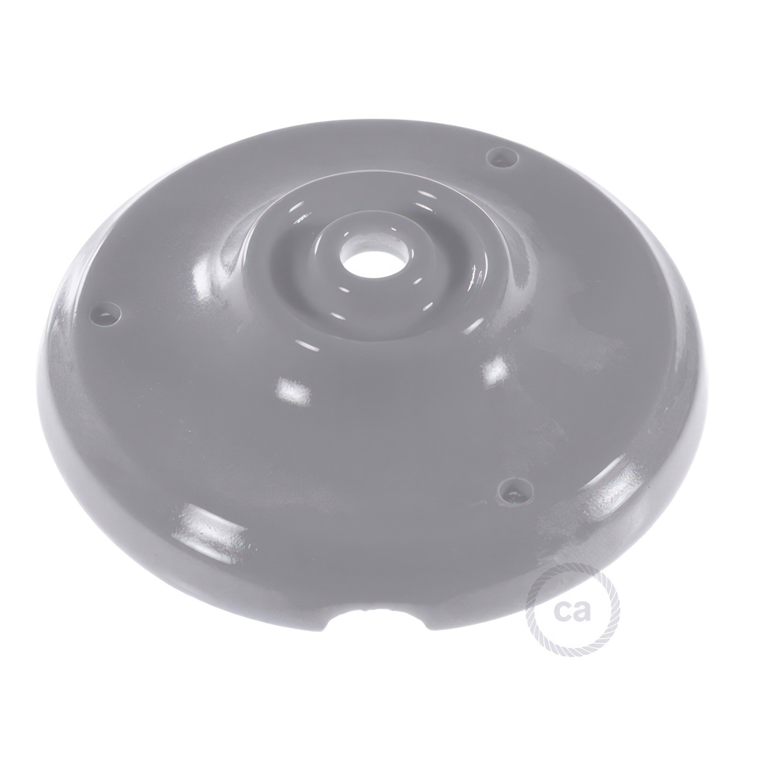 Porcelain ceiling socket Creative Cables, grey