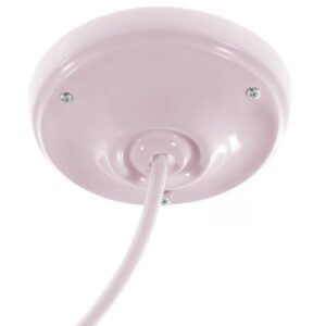 Porcelain ceiling socket Creative Cables, Ancient pink