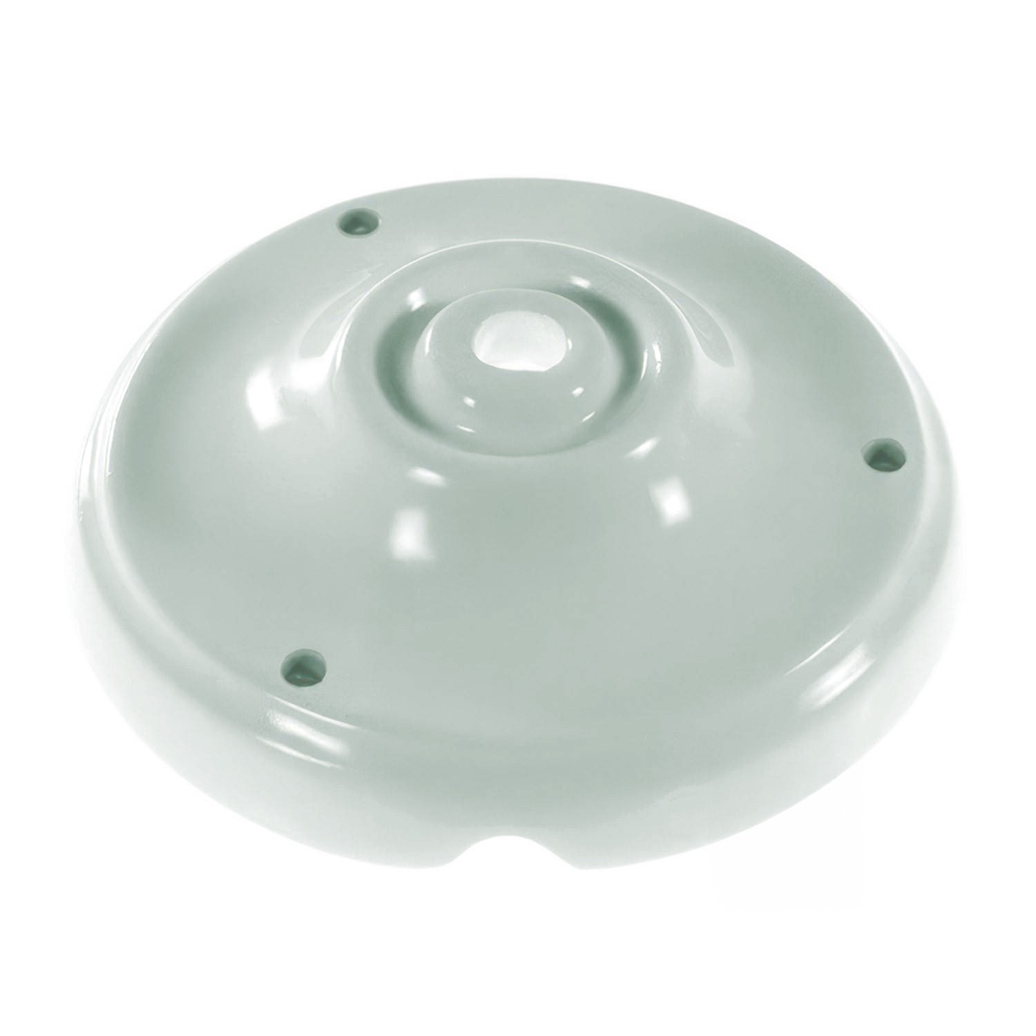 Porcelain ceiling socket Creative Cables, Sage green