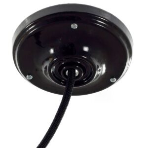 Porcelain ceiling socket Creative Cables, black
