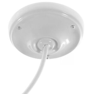 Porcelain ceiling socket Creative Cables, white