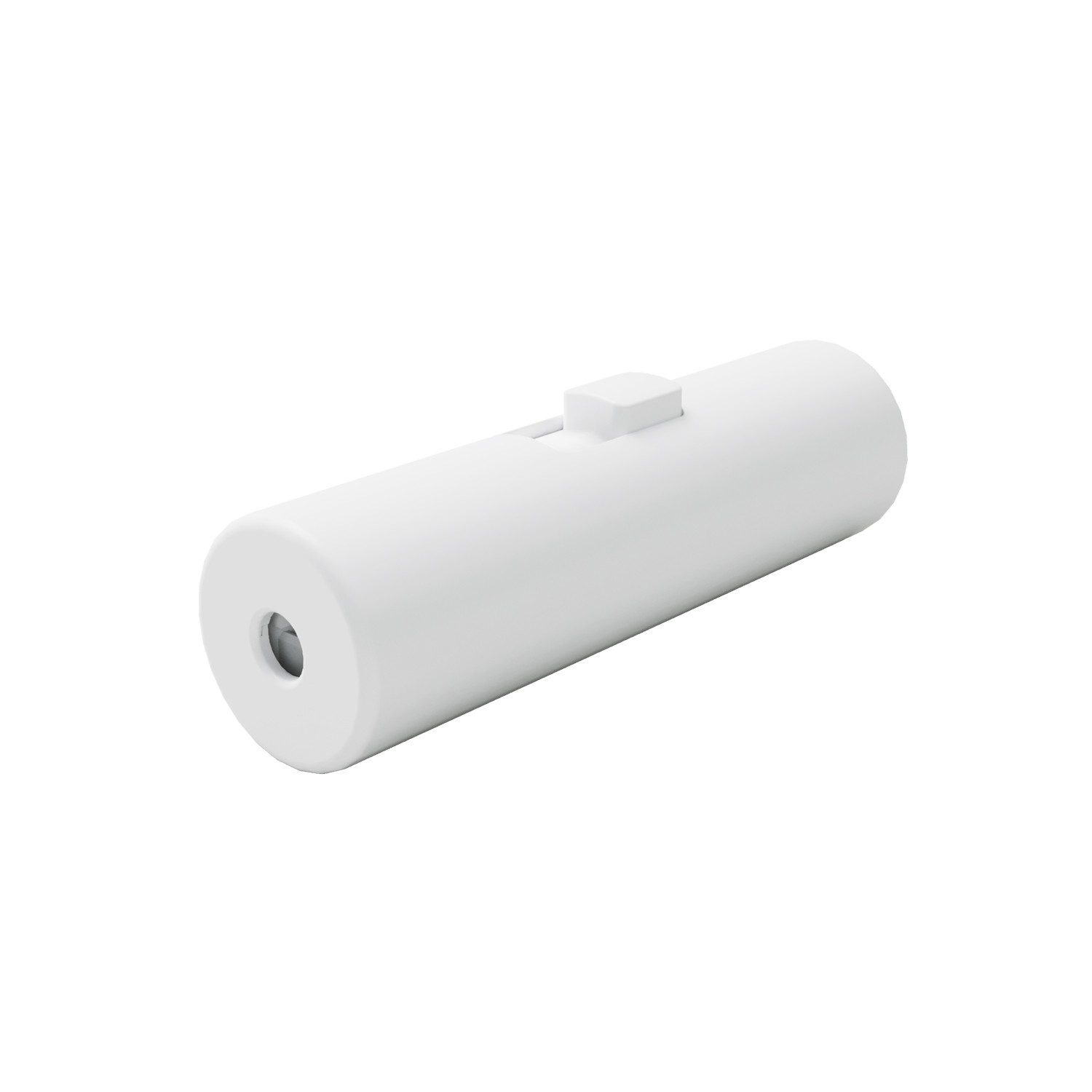 Cylindrical switchable cord switch Creative Cables, white