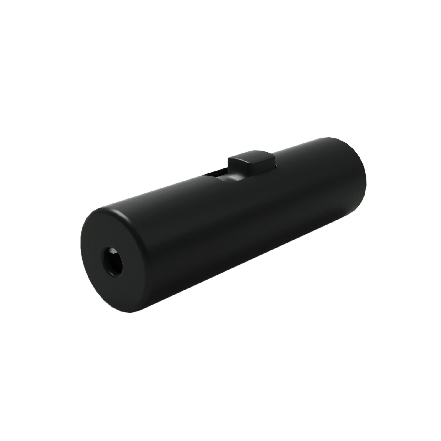 Cylindrical switchable cord switch Creative Cables, black