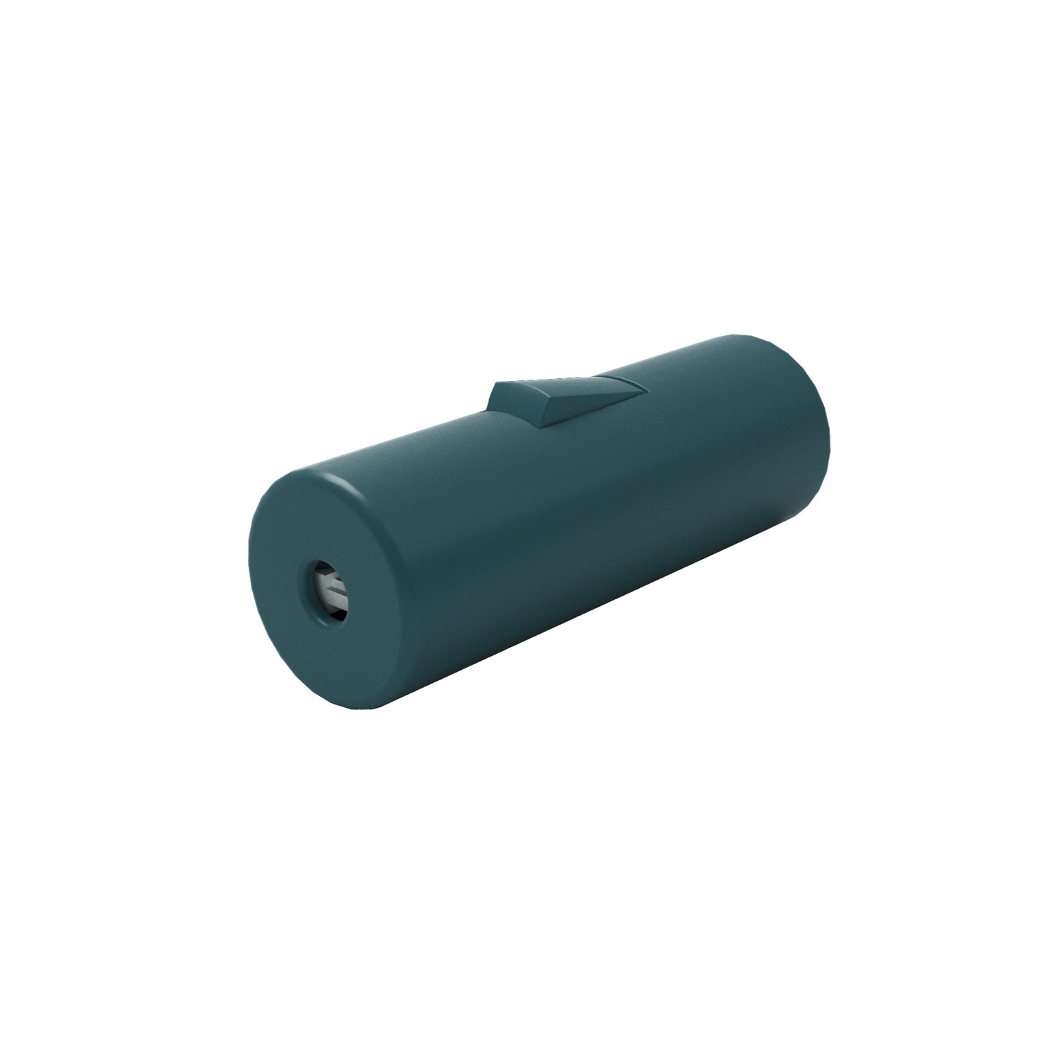 Cylindrical switchable switch with earthing terminal Creative Cables, oil blue