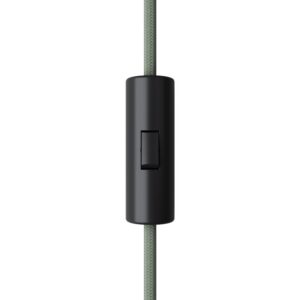 Cylindrical switchable switch with earthing terminal Creative Cables, black
