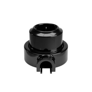 Schuko socket set with porcelain base Creative Cables, black