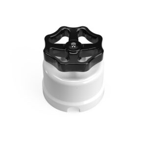 Porcelain changeover switch with handles Creative Cables, black