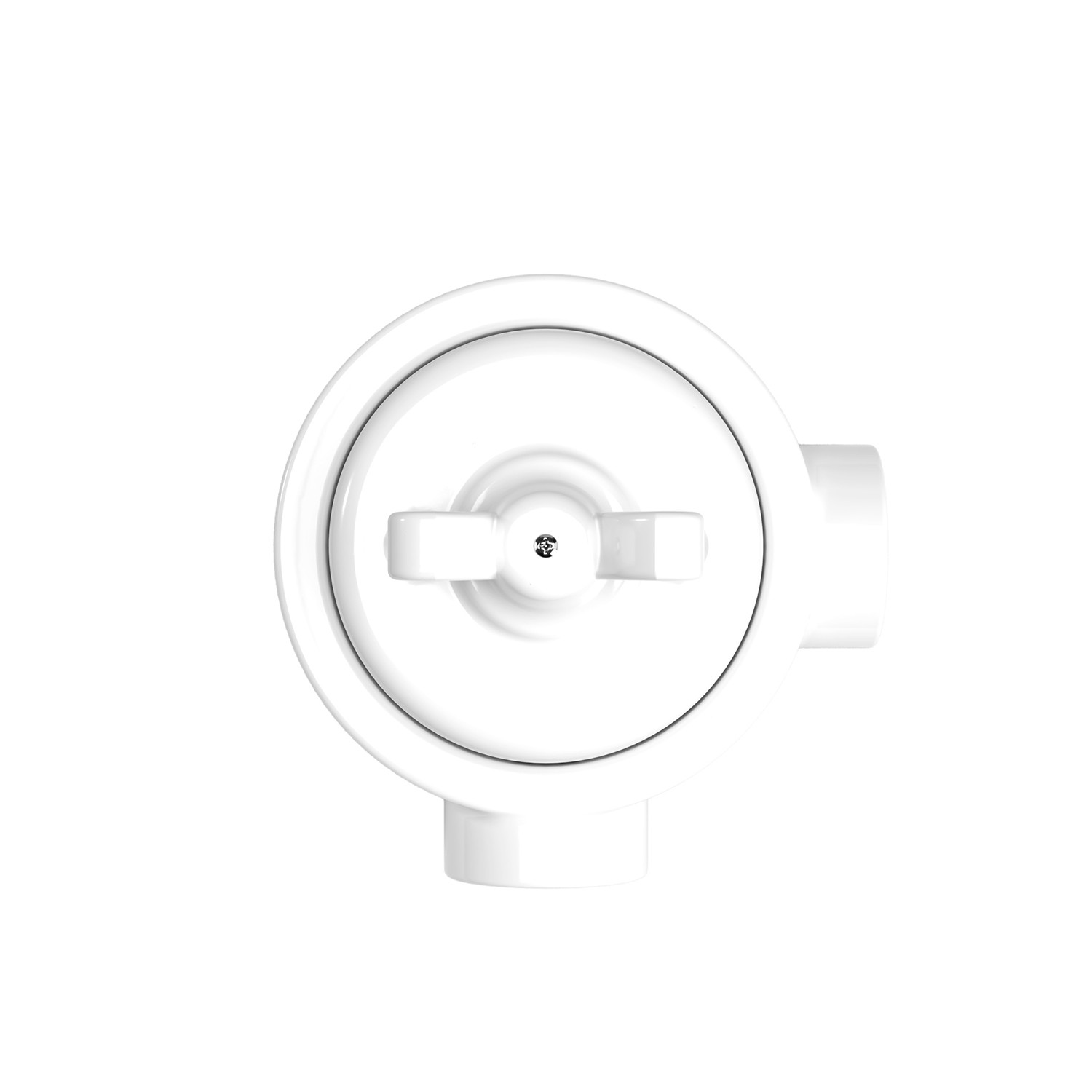 Switch set with porcelain base Creative Cables, white