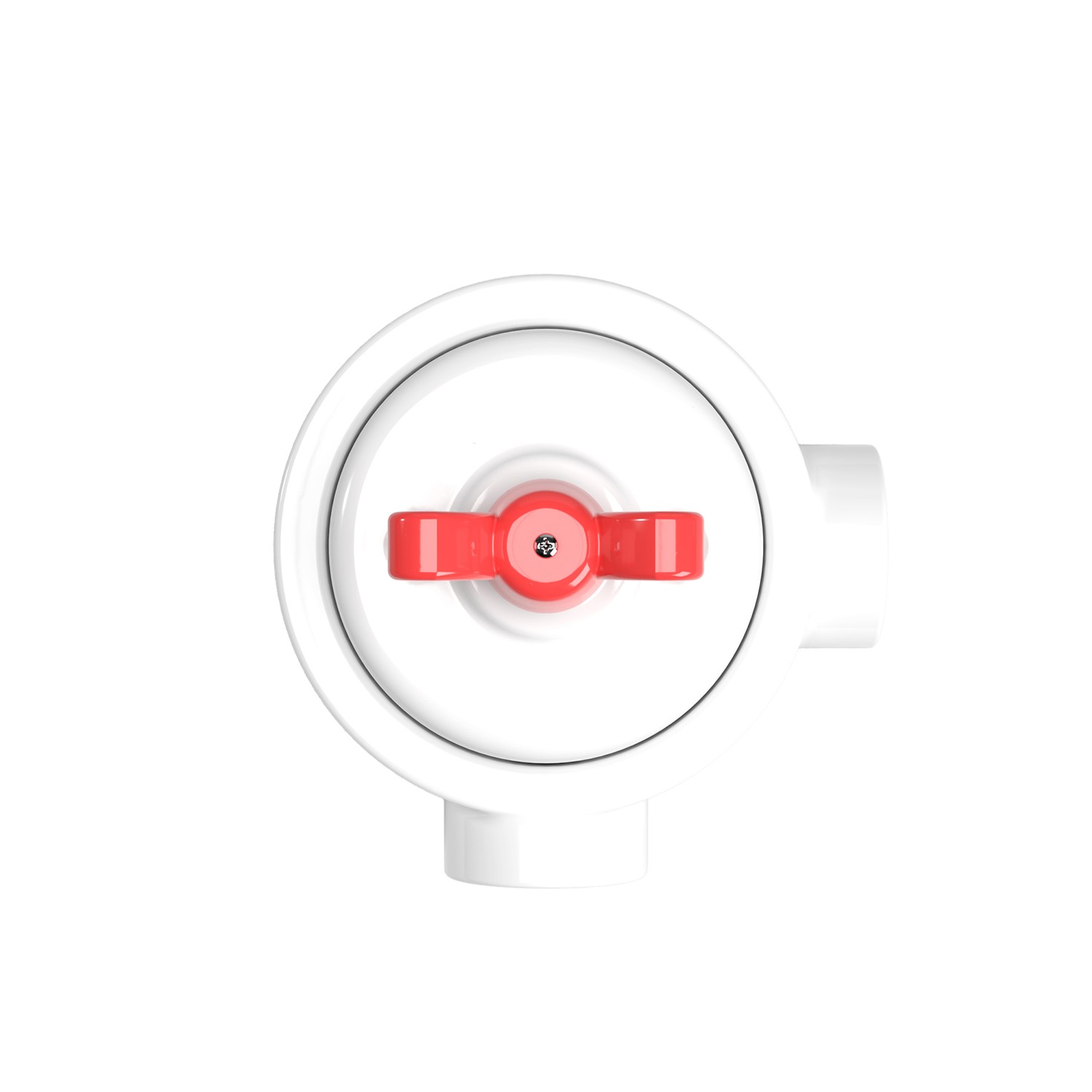 Switch set with porcelain base Creative Cables, red