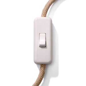 Push switch Creative Cables, white
