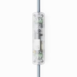 Universal adjustable dimmer LED and incandescent bulbs Creative Cables, transparent