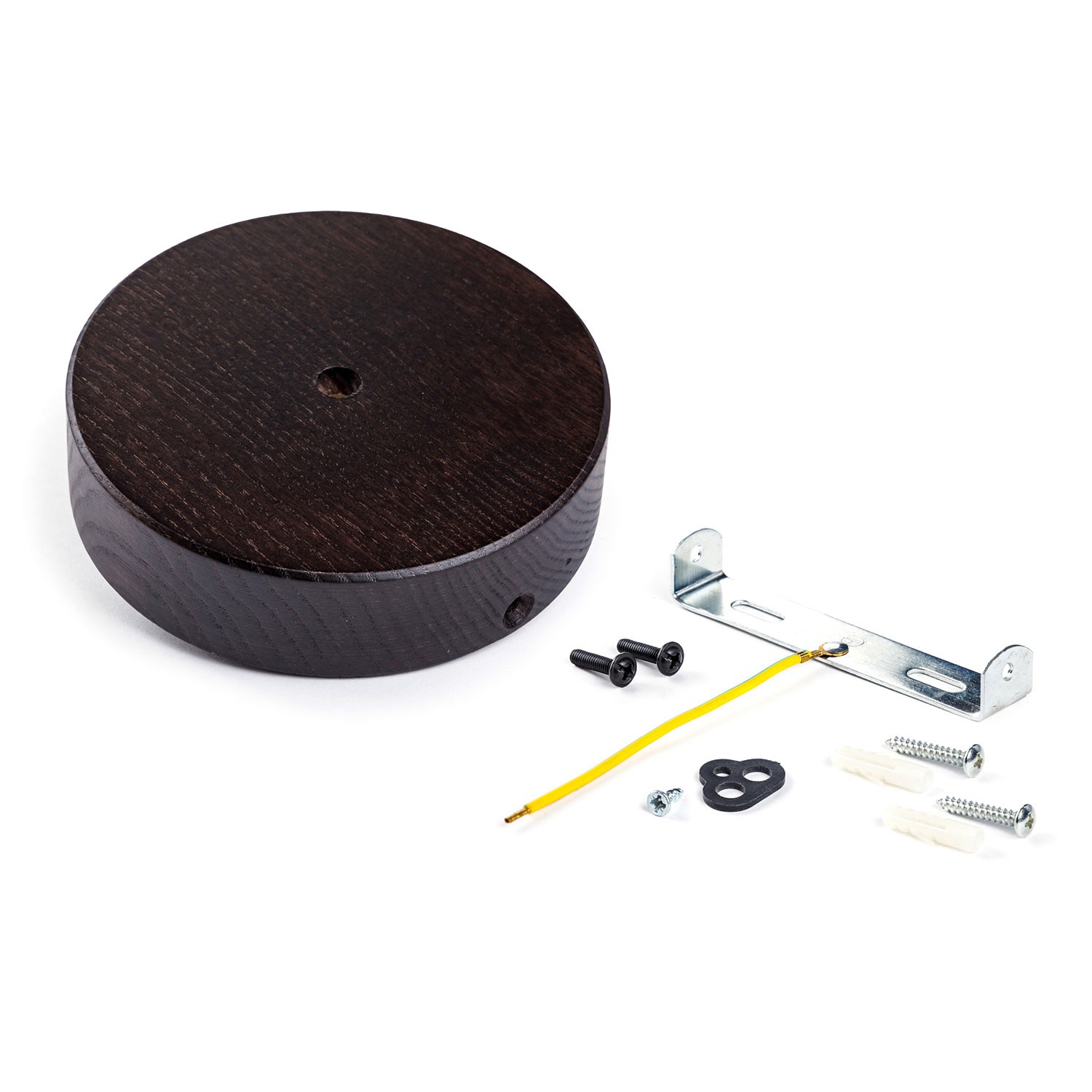 Wooden ceiling socket Creative Cables, wenge wood