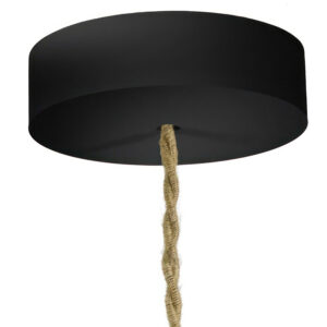 Wooden ceiling socket Creative Cables, black