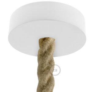 Wooden ceiling socket Creative Cables, white