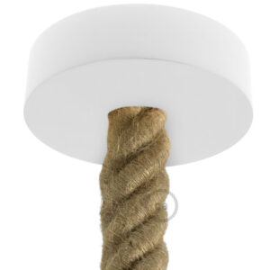 Wooden ceiling socket Creative Cables, white